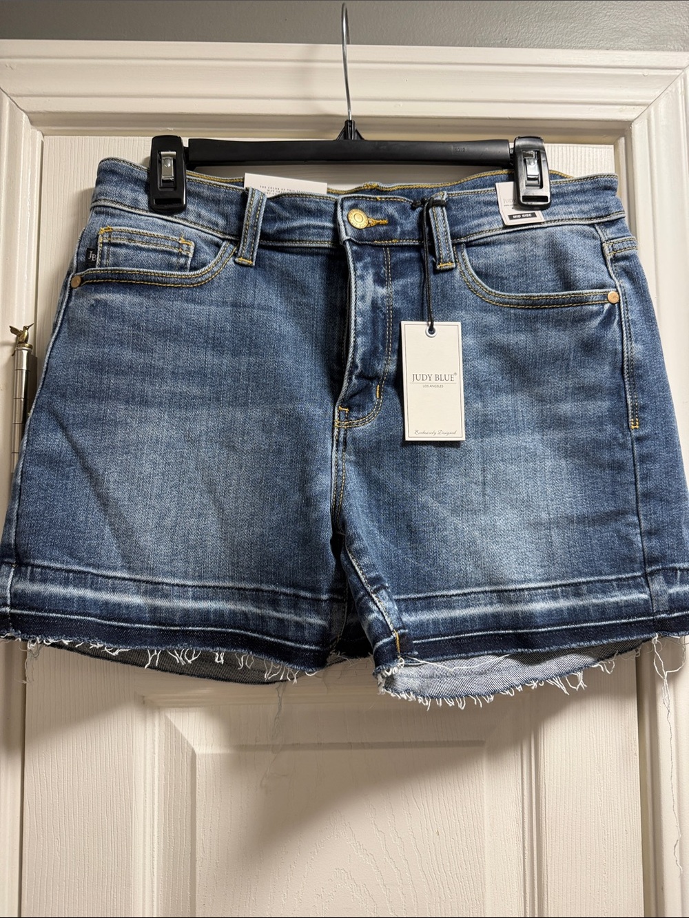 Judy Blue size large new with tags released hem shorts